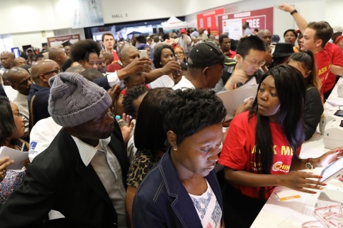 南非国际纺织展展会现场图片