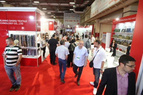 日本国际纺织展展会现场图片