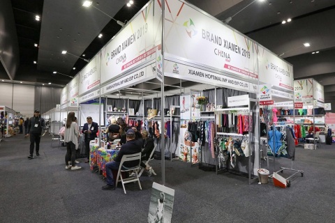 澳洲澳大利亚墨尔本中国纺织服装展览会展会现场图片