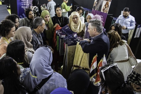 突尼斯纺织工业、纺织机械展览会展会现场图片
