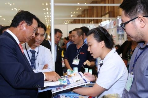 柬埔寨金边纺织面料展览会展会现场图片