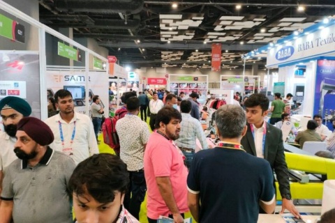 印度孟买纺织工业展览会展会现场图片