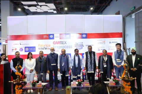 印度新德里纺织工业展览会展会现场图片