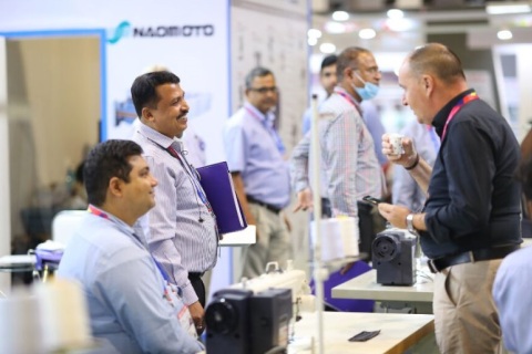 印度新德里纺织工业展览会展会现场图片