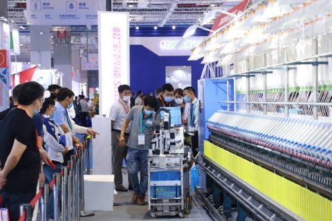 新加坡亚洲纺织机械展览会ITMA展会现场图片