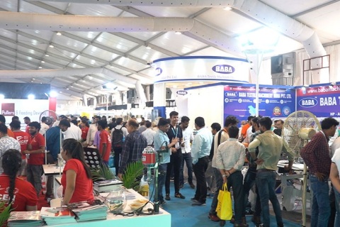 印度纺织机械及面辅料展览会展会现场图片