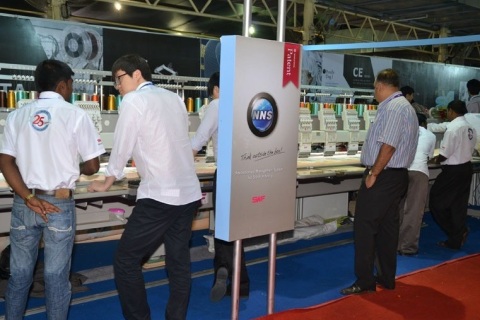 印度新德里纺织机械展览会展会现场图片