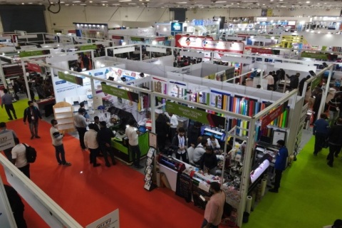 印度新德里纺织工业展览会展会现场图片