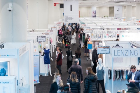 美国纽约服装采购展览会展会现场图片