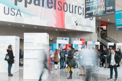 美国纽约服装采购展览会展会现场图片