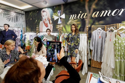 俄罗斯莫斯科内衣展览会展会现场图片