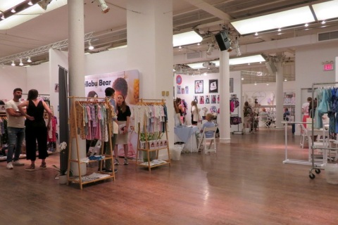 美国纽约童装展览会展会现场图片