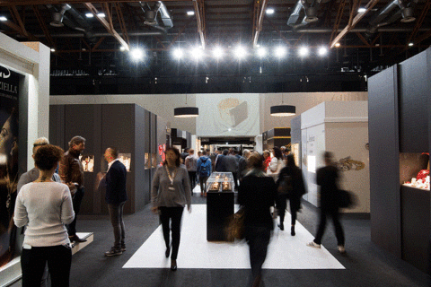 意大利珠宝展览会展会现场图片