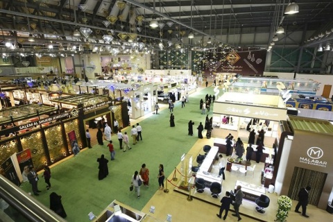 中东阿布扎比珠宝钟表展览会展会现场图片