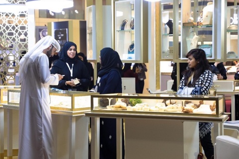 中东阿布扎比珠宝钟表展览会展会现场图片