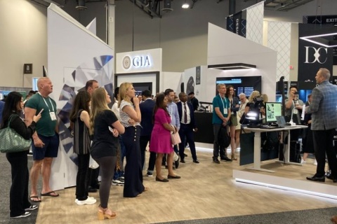 美国拉斯维加斯珠宝钟表展览会展会现场图片