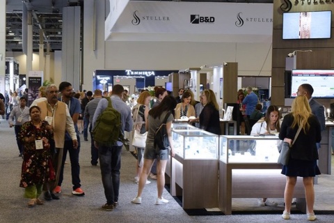 美国拉斯维加斯珠宝钟表展览会展会现场图片