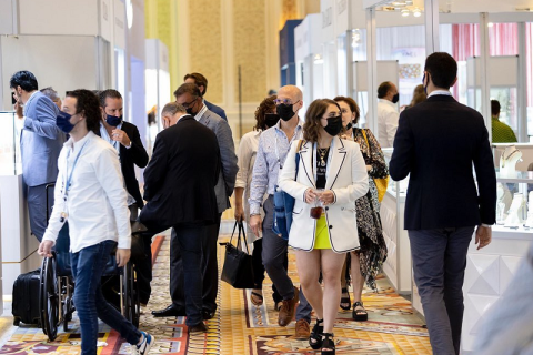 美国拉斯维加斯珠宝钟表展览会展会现场图片