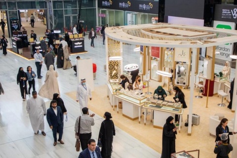 中东沙迦珠宝钟表展览会展会现场图片