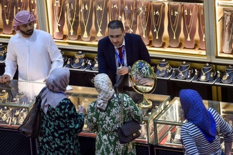 中东沙迦珠宝钟表展览会展会现场图片