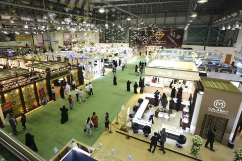 中东沙迦珠宝钟表展览会展会现场图片