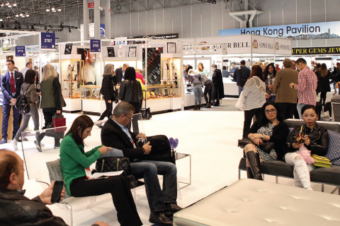 美国纽约珠宝展览会展会现场图片