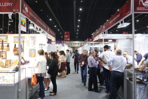 泰国曼谷珠宝及宝石展览会展会现场图片