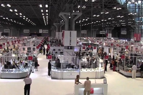 美国纽约珠宝展览会展会现场图片