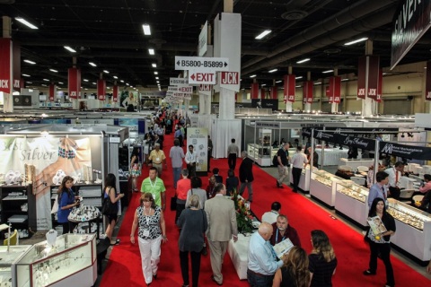 美国拉斯维加斯珠宝钟表展览会展会现场图片