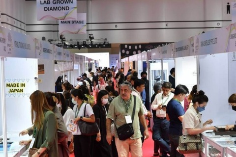 泰国曼谷珠宝展览会JGAB展会现场图片