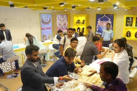 印度海德拉巴珠宝、珍珠及宝石展览会展会现场图片