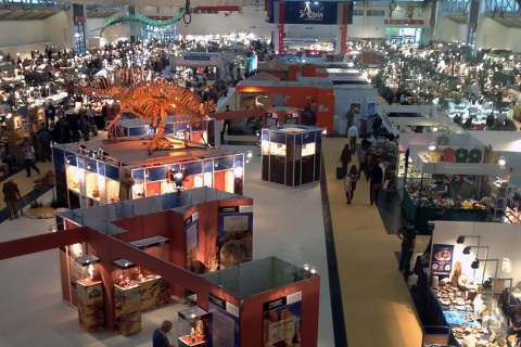 德国慕尼黑矿物宝石展览会展会现场图片