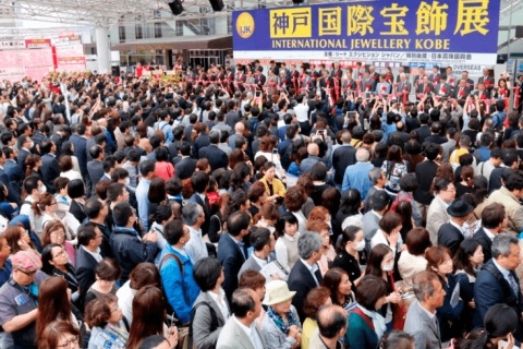 日本珠宝首饰钟表展览会展会现场图片
