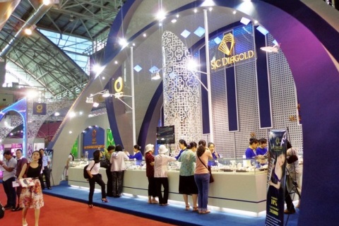 越南胡志明珠宝展览会IJV展会现场图片