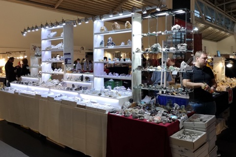 德国慕尼黑矿物宝石展览会展会现场图片