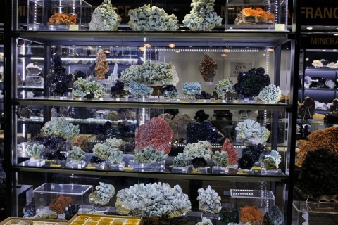 德国慕尼黑矿物宝石展览会展会现场图片