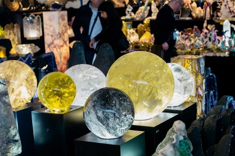 德国慕尼黑矿物宝石展览会展会现场图片