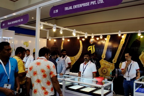 印度海德拉巴珠宝、珍珠及宝石展览会展会现场图片