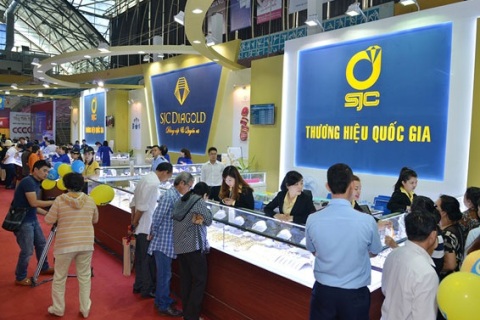 越南胡志明珠宝展览会IJV展会现场图片