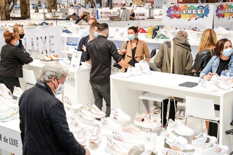 德国杜塞尔多夫鞋展览会展会现场图片