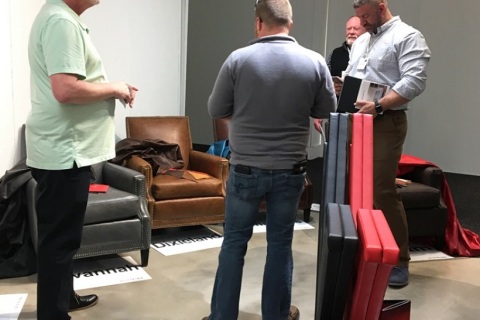 美国高点家纺、皮革展览会展会现场图片