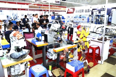 印尼雅加达鞋类及皮革展览会展会现场图片