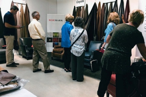 美国高点家纺、皮革展览会展会现场图片