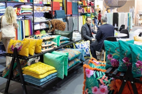 印度孟买家纺展览会展会现场图片