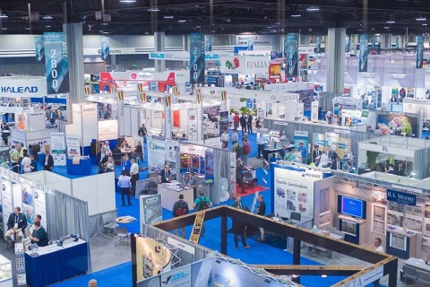 美国无纺布及非织造展览会展会现场图片