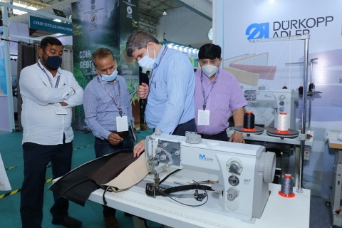 印度无纺布及非织造展览会展会现场图片