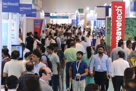 印度无纺布及非织造展览会展会现场图片