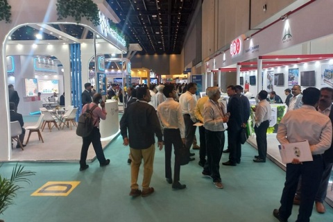 印度无纺布及非织造展览会展会现场图片