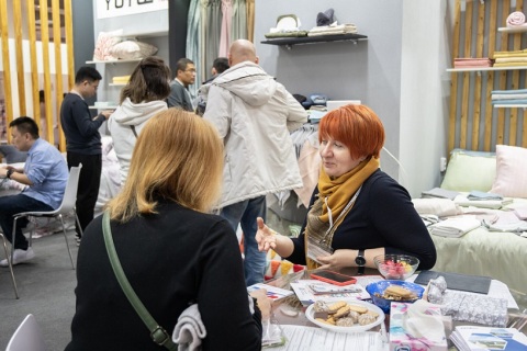 俄罗斯莫斯科纺织面料家纺展览会展会现场图片