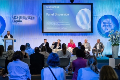 德国法兰克福无纺布及非织造展览会展会现场图片